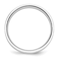Platinum 5mm Flat Size 7 Wedding Band