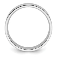 Platinum 6mm Flat Size 12 Wedding Band