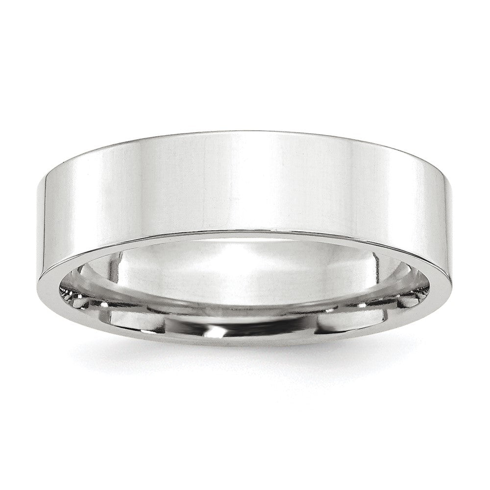 Platinum 6mm Flat Size 12 Wedding Band