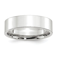 Platinum 6mm Flat Size 11 Wedding Band