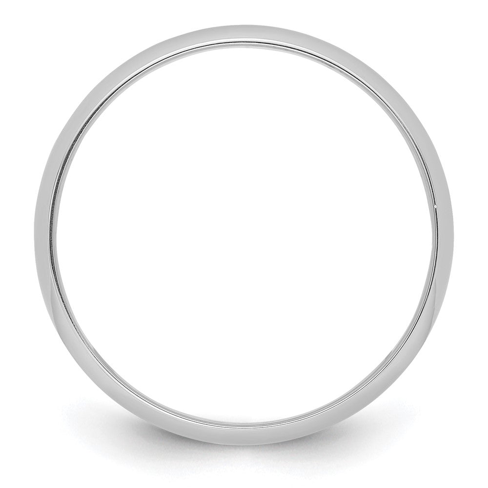 Platinum 5mm Half-Round Featherweight Band