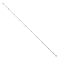 TO 14kw 1/5ct Lab Grown Diamond VS+ F+ Comp. 9 Station 9 inch Bracelet