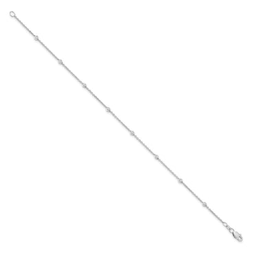 TO 14kw 1/5ct Lab Grown Diamond VS+ F+ Comp. 9 Station 9 inch Bracelet