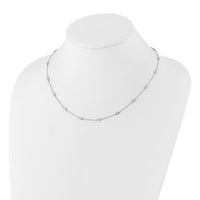 TO 14kw 1/2ct Lab Grown Diamond VS+ F+ Comp. 18 Station 18 inch Necklace