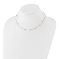 TO 14kr 1ct Lab Grown DIA. VS+ F+ Comp. 16 Station 16 inch Necklace