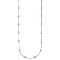 TO 14kw 1 1/3ct Lab Grown Diamond VS+ F+ Comp. 20 Station 20 inch Necklace