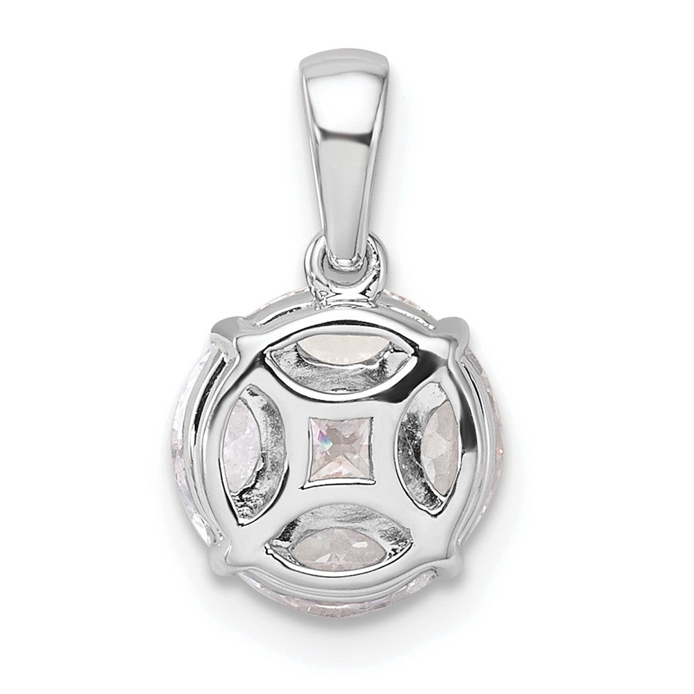 14k White Gold 1 ct Lab Grown Diamond VS/SI+ G+ Pendant