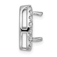 14k 2 3/8 ct Lab Grown Diamond VS/SI+ G+ Pear Complete Halo Chain Slide