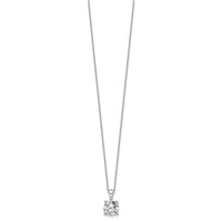 14kw 2ct Cert Lab Grown Dia VS/SI+ G+ Comp 18in Pendant Necklace
