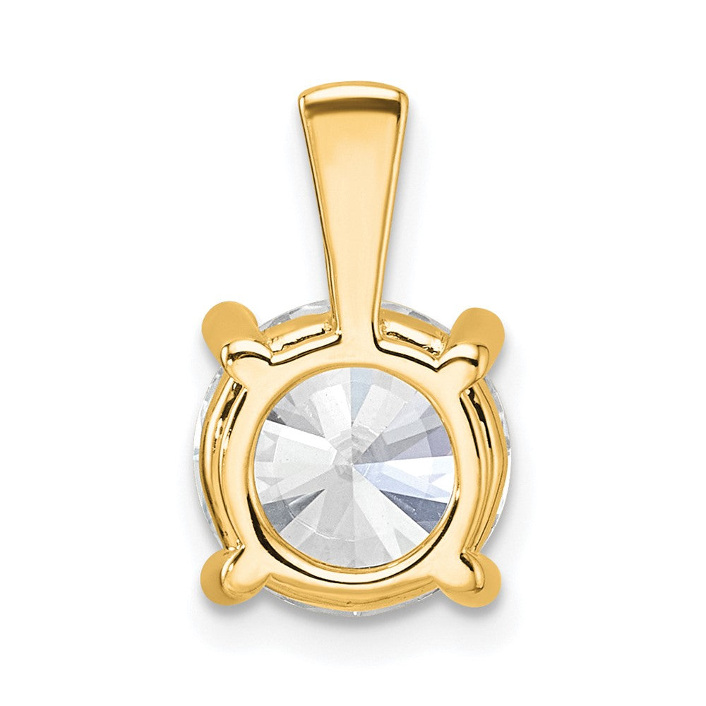 14k 2 1/2 ct Lab Grown Diamond VS/SI+ G+ Round Complete 4 Prong Pendant