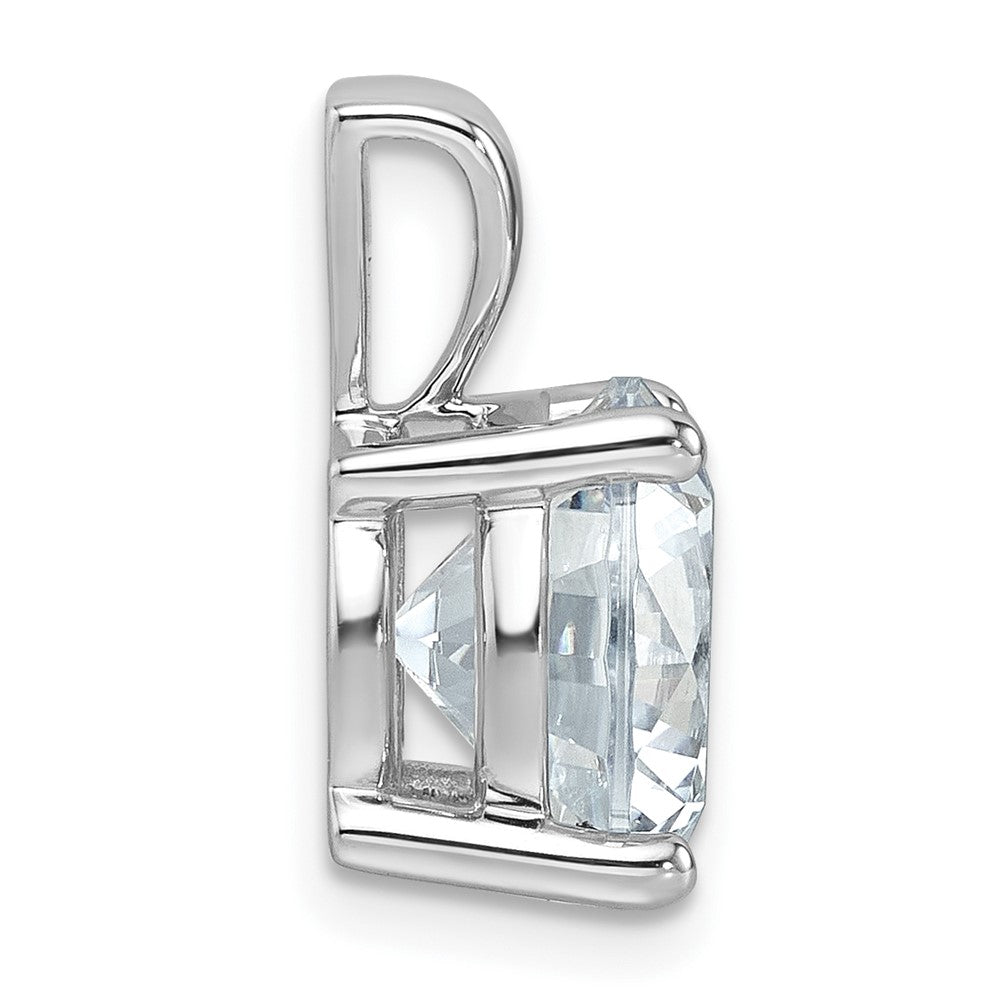 14kw 5 ct Cert Lab Grown Dia VS+ F+ Round Complete 4 Prong Pendant