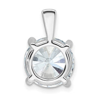 14kw 5 ct Cert Lab Grown Dia VS+ F+ Round Complete 4 Prong Pendant