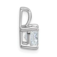 14kw 1 1/2ct Cert Lab Grown Dia VS/SI+ G+ Cushion Comp 4 Prong Pendant