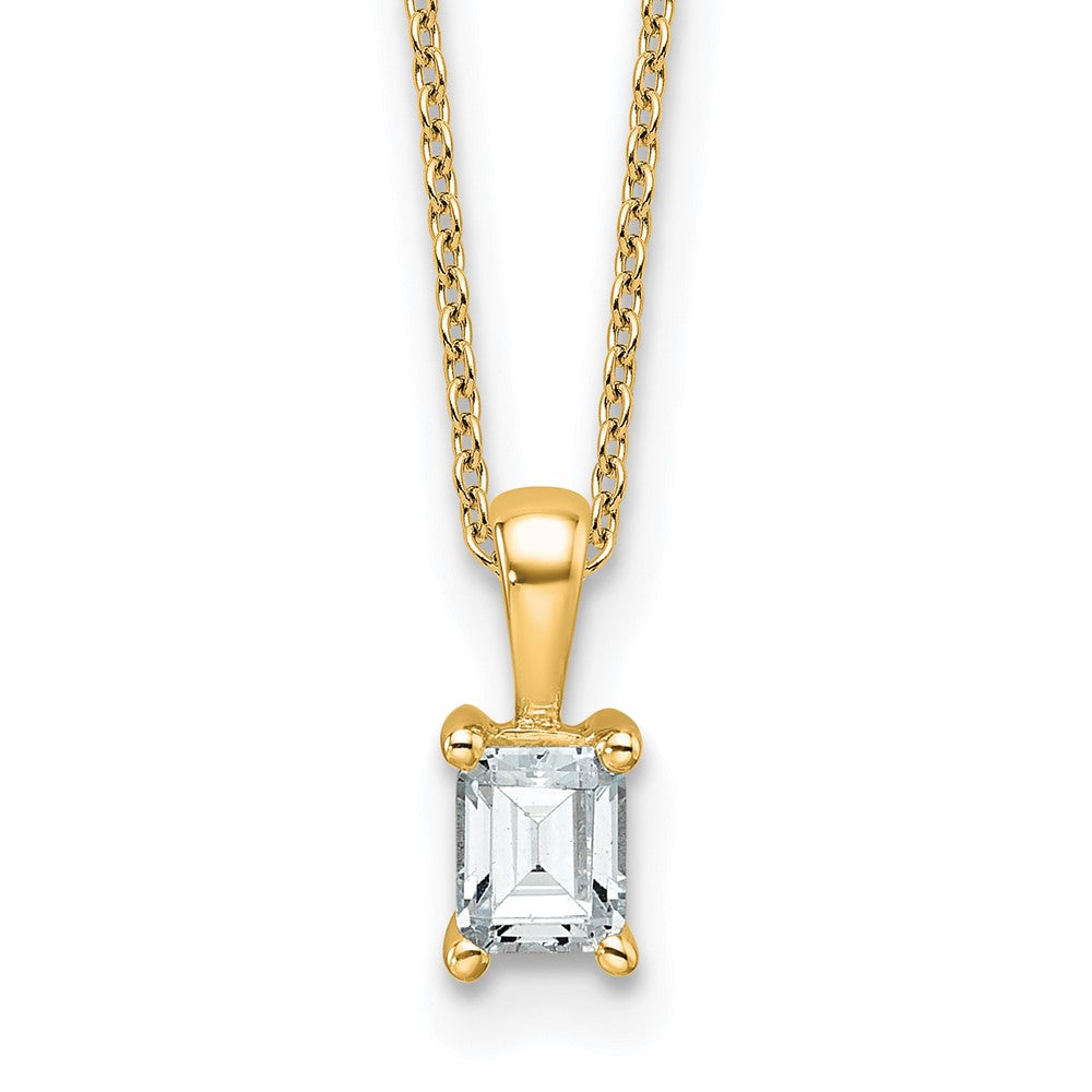 14k 1/2ct Cert Lab Grown Dia VS+ F+ Emerald Comp 18in Pendant Necklace