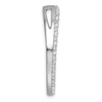 14k White Gold 3ct Lab Grown Diamond VS/SI+ G+ Comp Circle Chain Slide