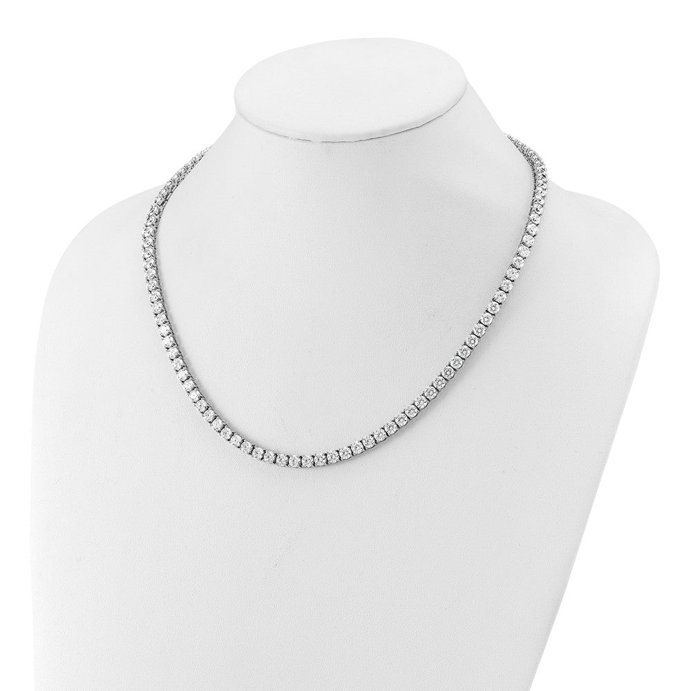 14kw 30 1/2ct Lab Grown Diamond VS+ F+ 20in Straight Tennis Necklace