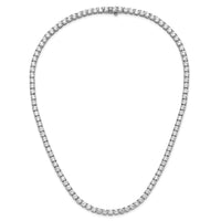 14kw 44ct Lab Grown Diamond VS+ F+ 18in Straight Tennis Necklace