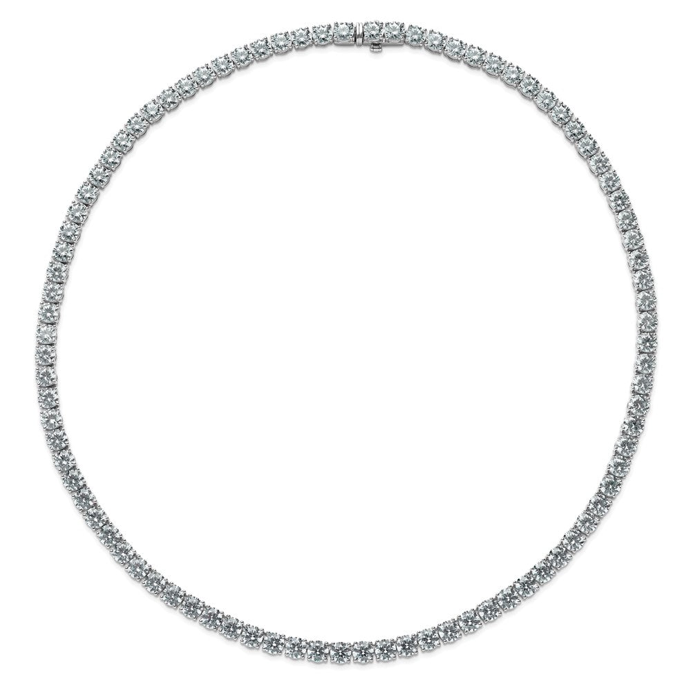 14kw 68 1/4ct Lab Grown Diamond VS+ F+ 22in Straight Tennis Necklace