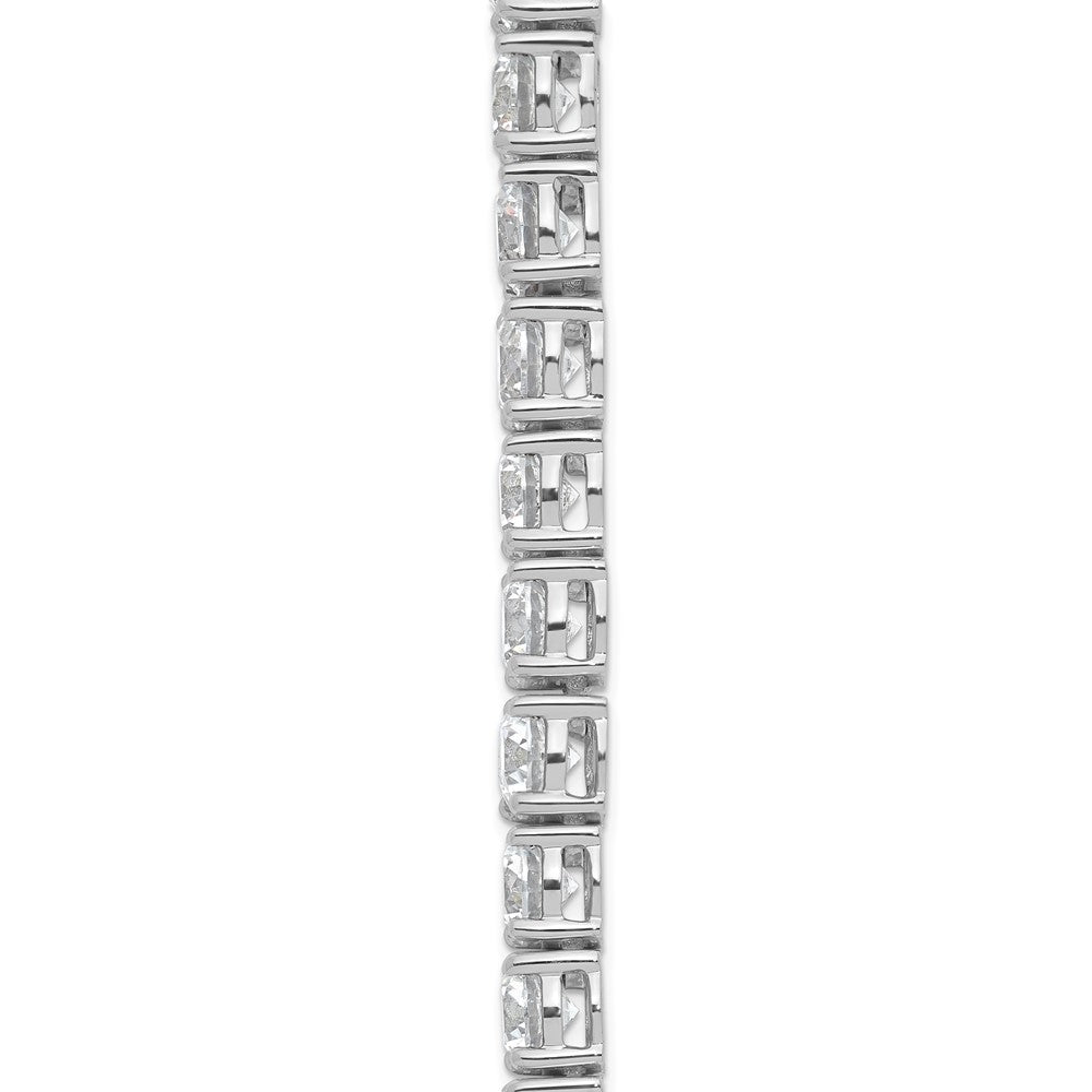 14kw 40 3/8ct Lab Grown Diamond VS+ F+ 20in Graduated Tennis Necklace