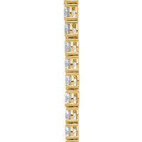 14k 40 3/8ct Lab Grown Diamond VS+ F+ 20in Graduated Tennis Necklace