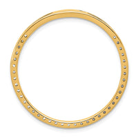 14k 1ct Lab Grown Diamond VS+ F+ Comp Circle Chain Slide