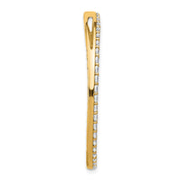 14k 2ct Lab Grown Diamond VS/SI+ G+ Comp Circle Chain Slide