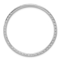 14k White Gold 3ct Lab Grown Diamond VS+ F+ Comp Circle Chain Slide
