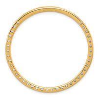 14k 3ct Lab Grown Diamond VS+ F+ Comp Circle Chain Slide