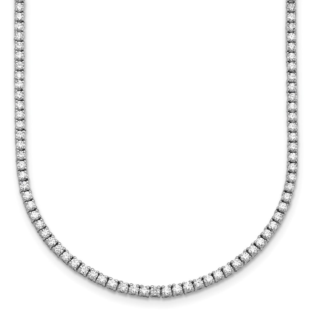 14kw 6ct Lab Grown Diamond VS+ F+ 24in Straight Tennis Necklace
