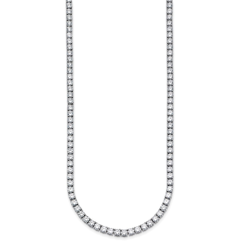 14kw 24ct Lab Grown Diamond VS/SI+ G+ 24in Straight Tennis Necklace