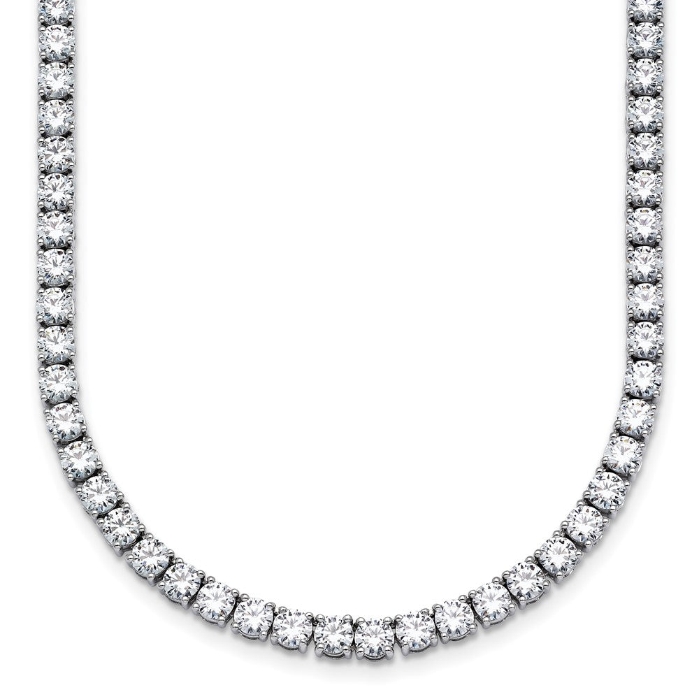 14kw 18ct Lab Grown Diamond VS+ F+ 18in Straight Tennis Necklace
