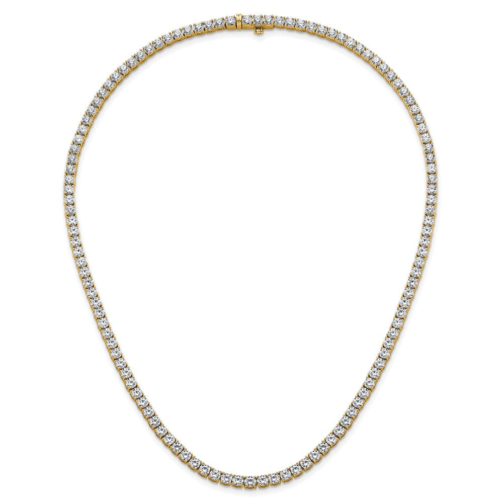 14k 18ct Lab Grown Diamond VS/SI+ G+ 18in Straight Tennis Necklace