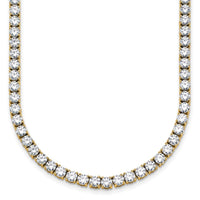 14k 18ct Lab Grown Diamond VS/SI+ G+ 18in Straight Tennis Necklace