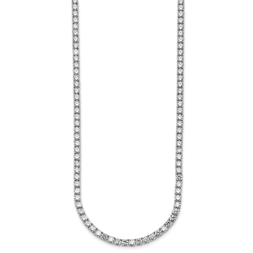 14kw 28 3/4ct Lab Grown Diamond VS/SI+ G+ 22in Straight Tennis Necklace