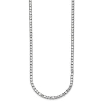 14kw 23 3/8ct Lab Grown Diamond VS/SI+ G+ 18in Straight Tennis Necklace