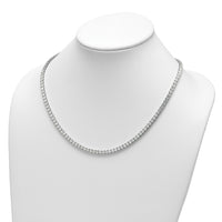 14kw 26 1/5ct Lab Grown Diamond VS/SI+ G+ 20in Straight Tennis Necklace