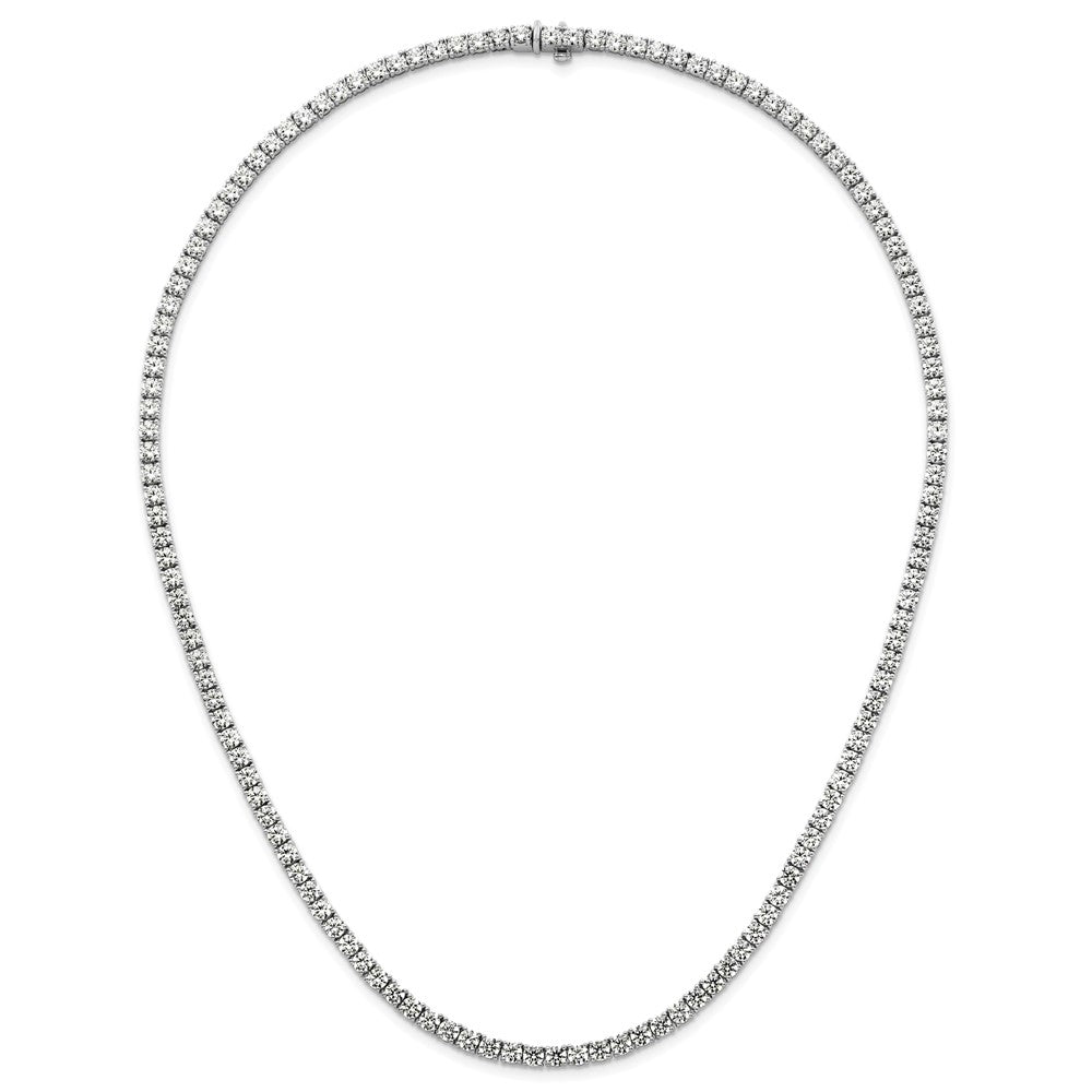 14kw 26 1/5ct Lab Grown Diamond VS/SI+ G+ 20in Straight Tennis Necklace