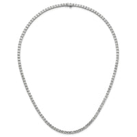 14kw 26 1/5ct Lab Grown Diamond VS/SI+ G+ 20in Straight Tennis Necklace