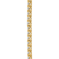 14k 26 1/5ct Lab Grown Diamond VS/SI+ G+ 20in Straight Tennis Necklace