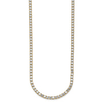 14k 23 3/8ct Lab Grown Diamond VS+ F+ 18in Straight Tennis Necklace