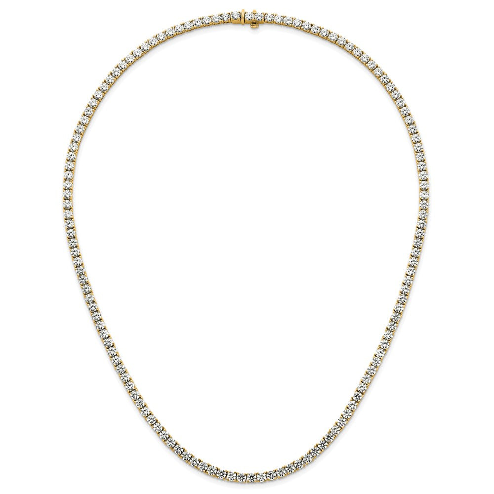 14k 26 1/5ct Lab Grown Diamond VS+ F+ 20in Straight Tennis Necklace