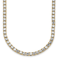 14k 28 3/4ct Lab Grown Diamond VS/SI+ G+ 22in Straight Tennis Necklace