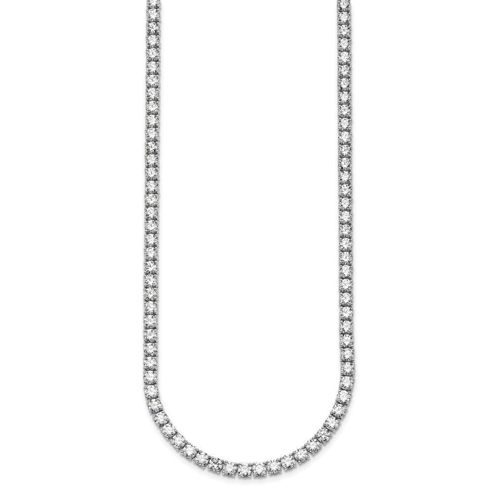 14kw 30 1/2ct Lab Grown Diamond VS+ F+ 20in Straight Tennis Necklace