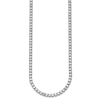 14kw 30 1/2ct Lab Grown Diamond VS+ F+ 20in Straight Tennis Necklace