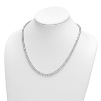14kw 30 1/2ct Lab Grown Diamond VS+ F+ 20in Straight Tennis Necklace