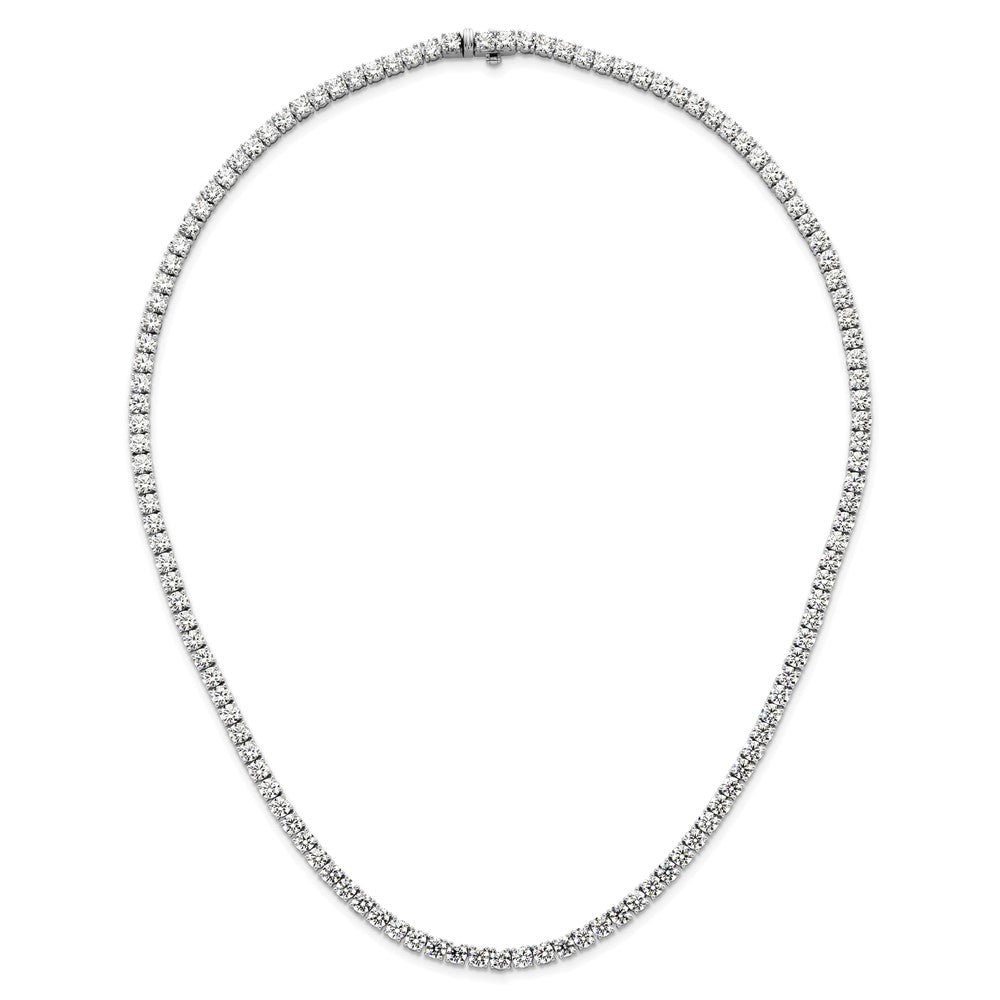 14kw 30 1/2ct Lab Grown Diamond VS+ F+ 20in Straight Tennis Necklace