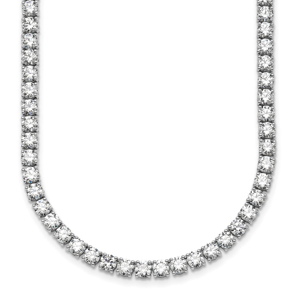 14kw 30 1/2ct Lab Grown Diamond VS+ F+ 20in Straight Tennis Necklace
