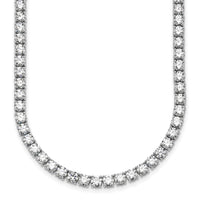 14kw 33 3/4ct Lab Grown Diamond VS+ F+ 22in Straight Tennis Necklace