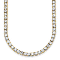14k 36ct Lab Grown Diamond VS/SI+ G+ 24in Straight Tennis Necklace