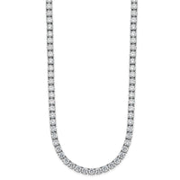 14kw 39 3/4ct Lab Grown Diamond VS+ F+ 22in Straight Tennis Necklace